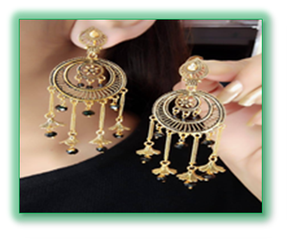 Earring of 1 pair for women and girls  Code No. - K120